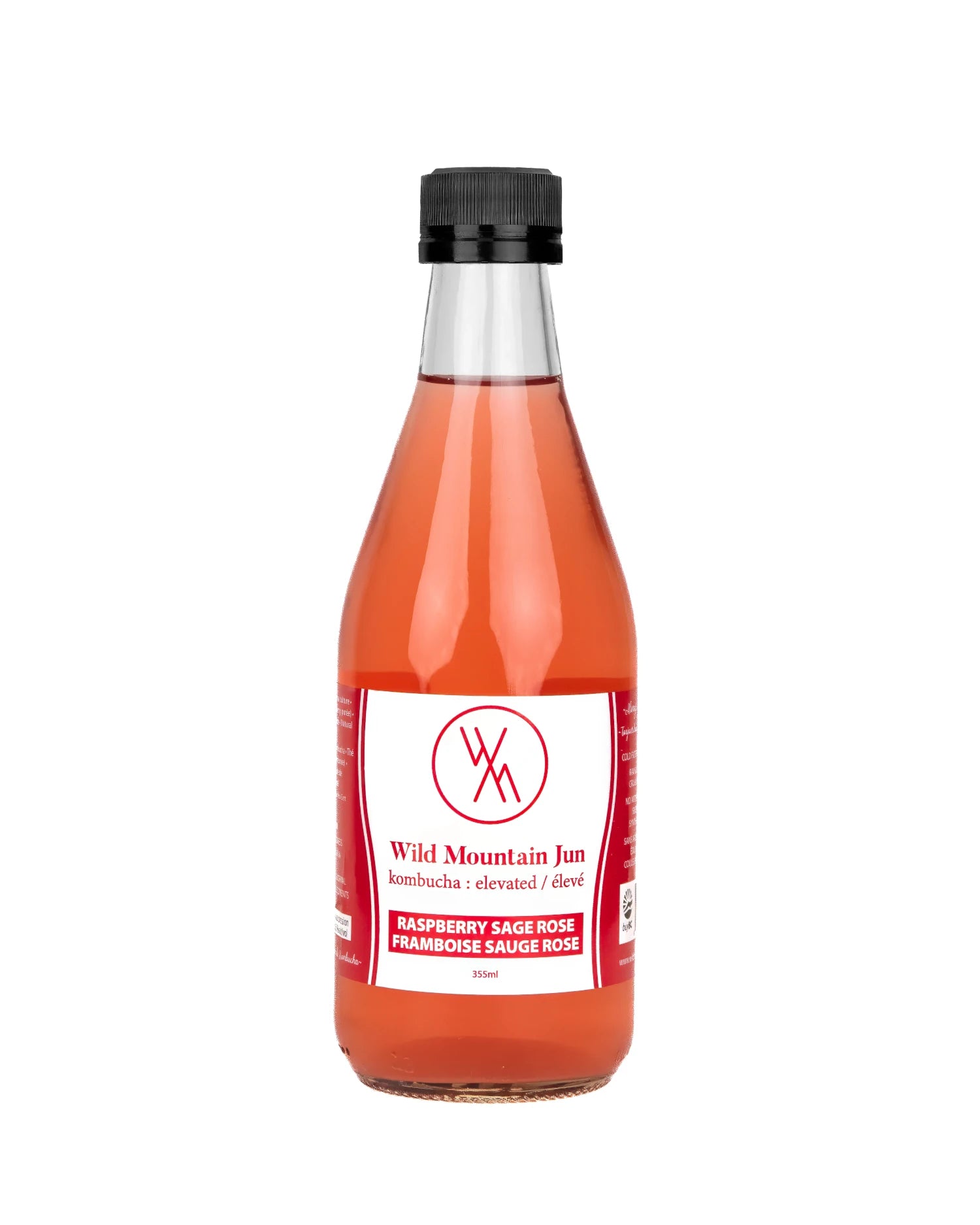 KMK Living Inc. A Functional Beverage Company Wild Mountain Jun Raspberry Sage Rose
